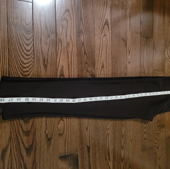 FLEECE LINED BrownLeggings w wide elastic waist band. NWOT, Excellent condition. - Picture 2 of 9